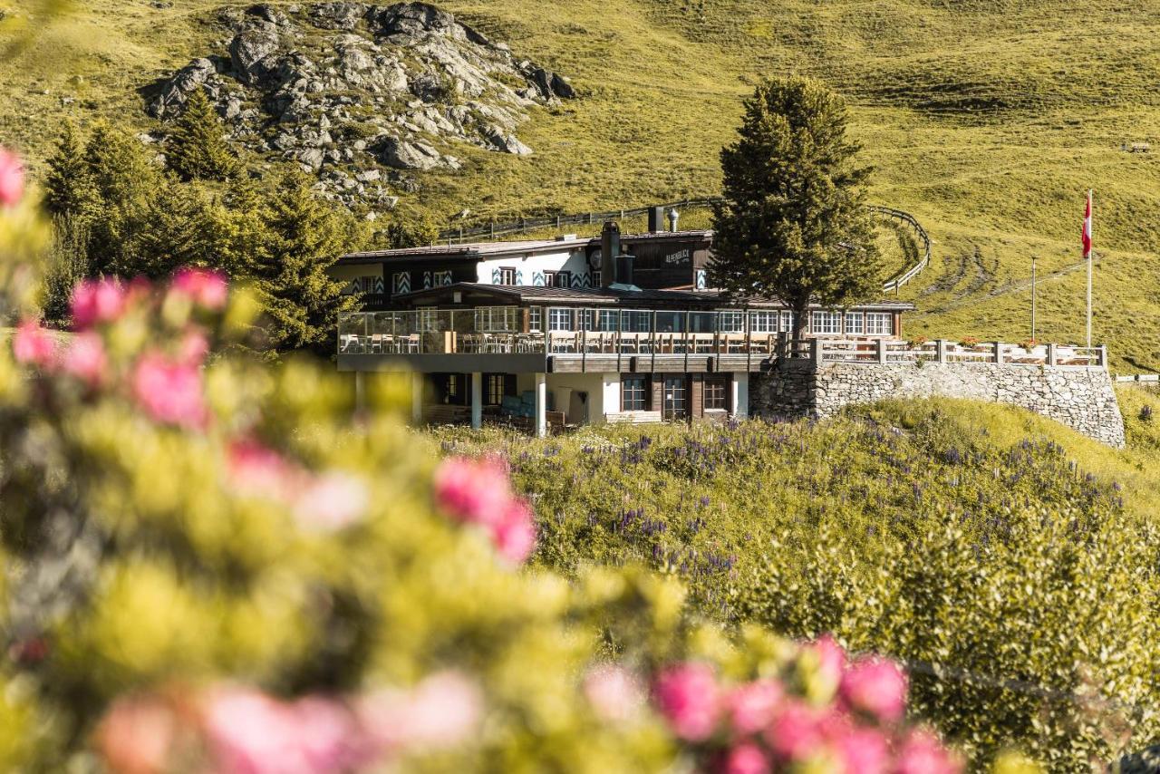 Alpenblick Bergrestaurant & Hotel アローザ エクステリア 写真