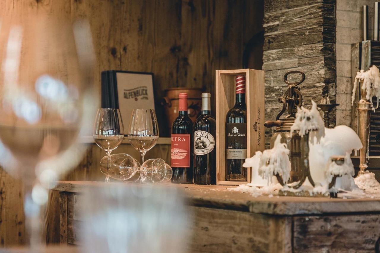 Alpenblick Bergrestaurant & Hotel アローザ エクステリア 写真